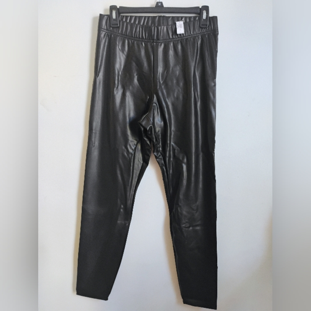 Old Navy | Black Faux Leather Leggings | M | NWT